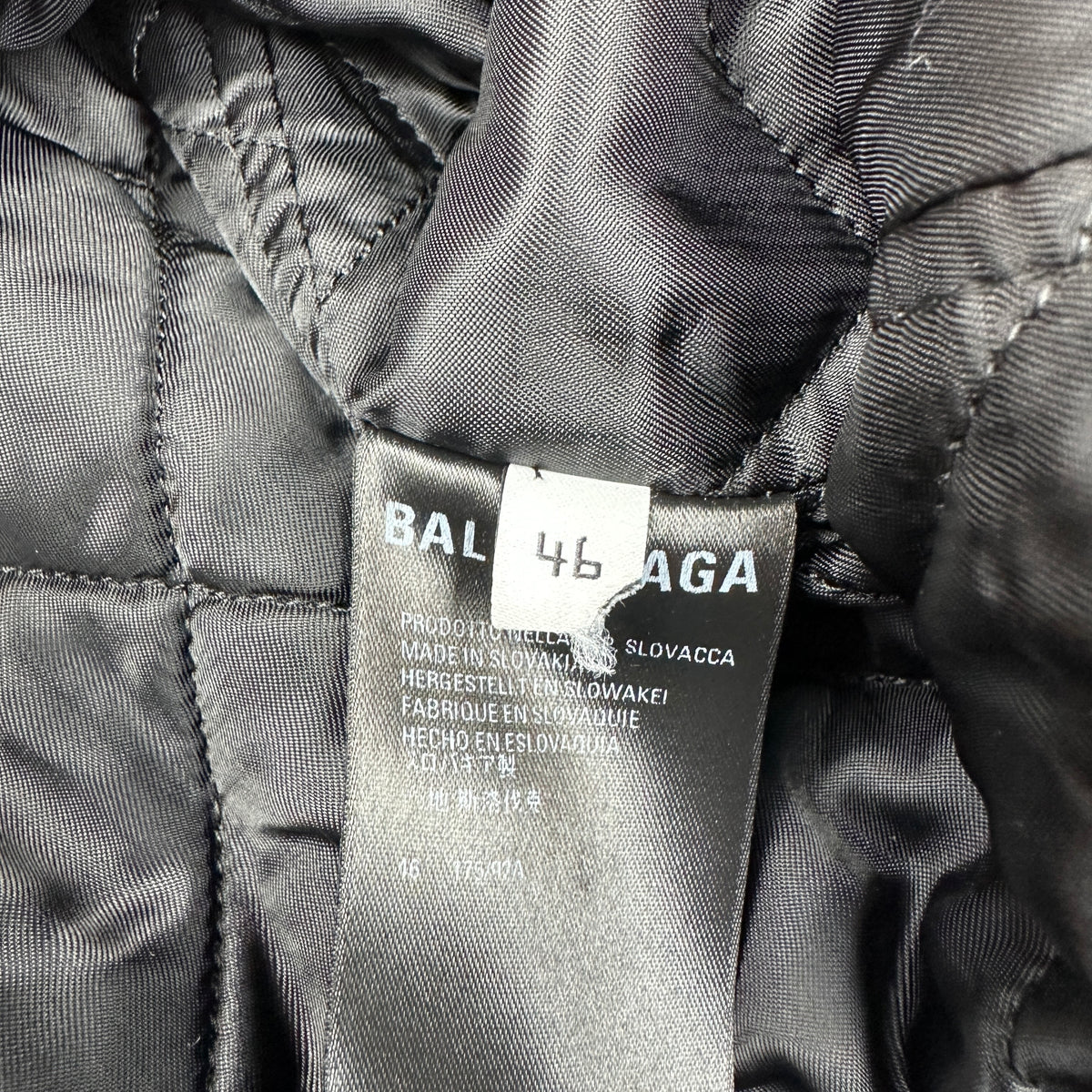 Balenciaga Plaid Jakke (Str. XL)