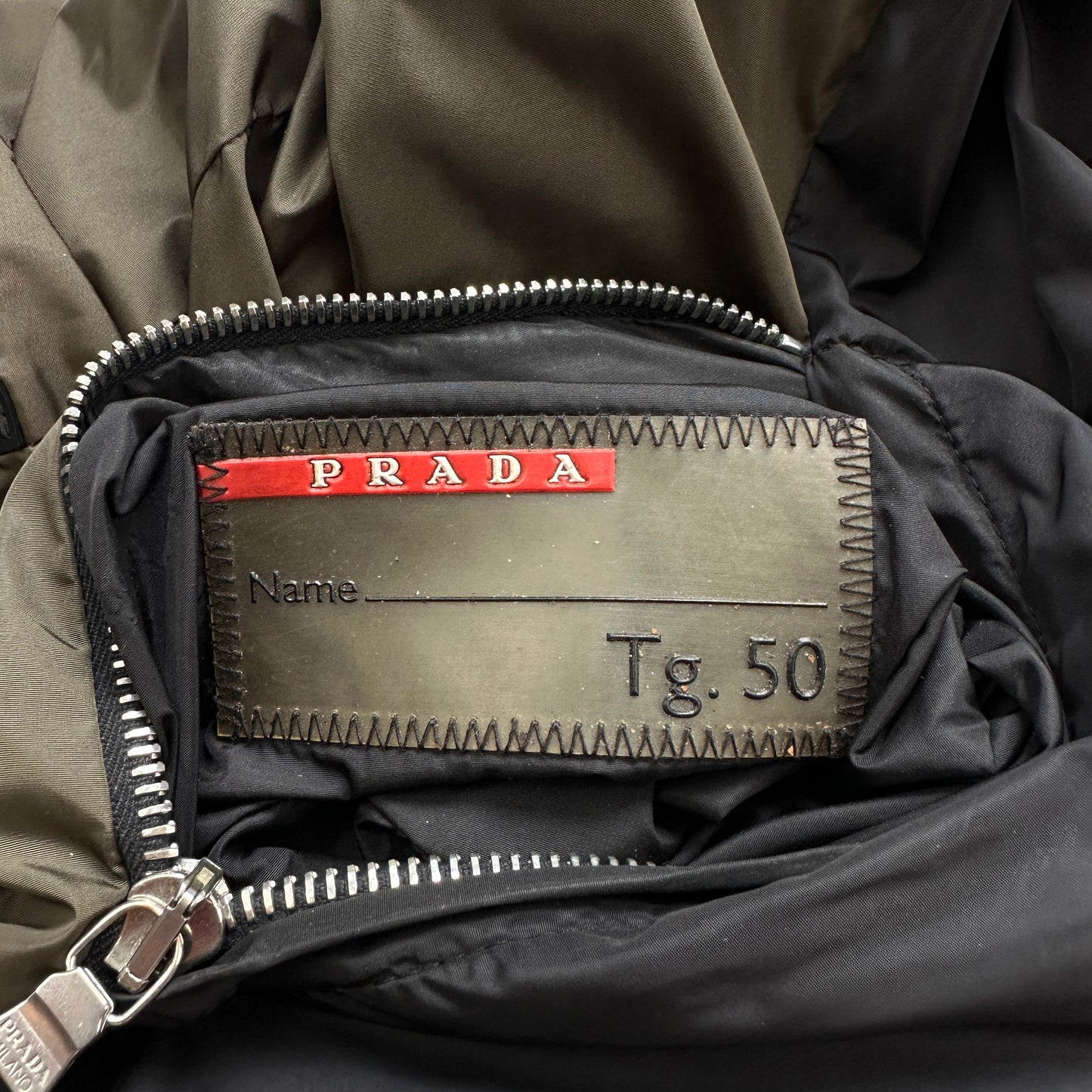 Prada Reversible Læder Jakke (Str. L)