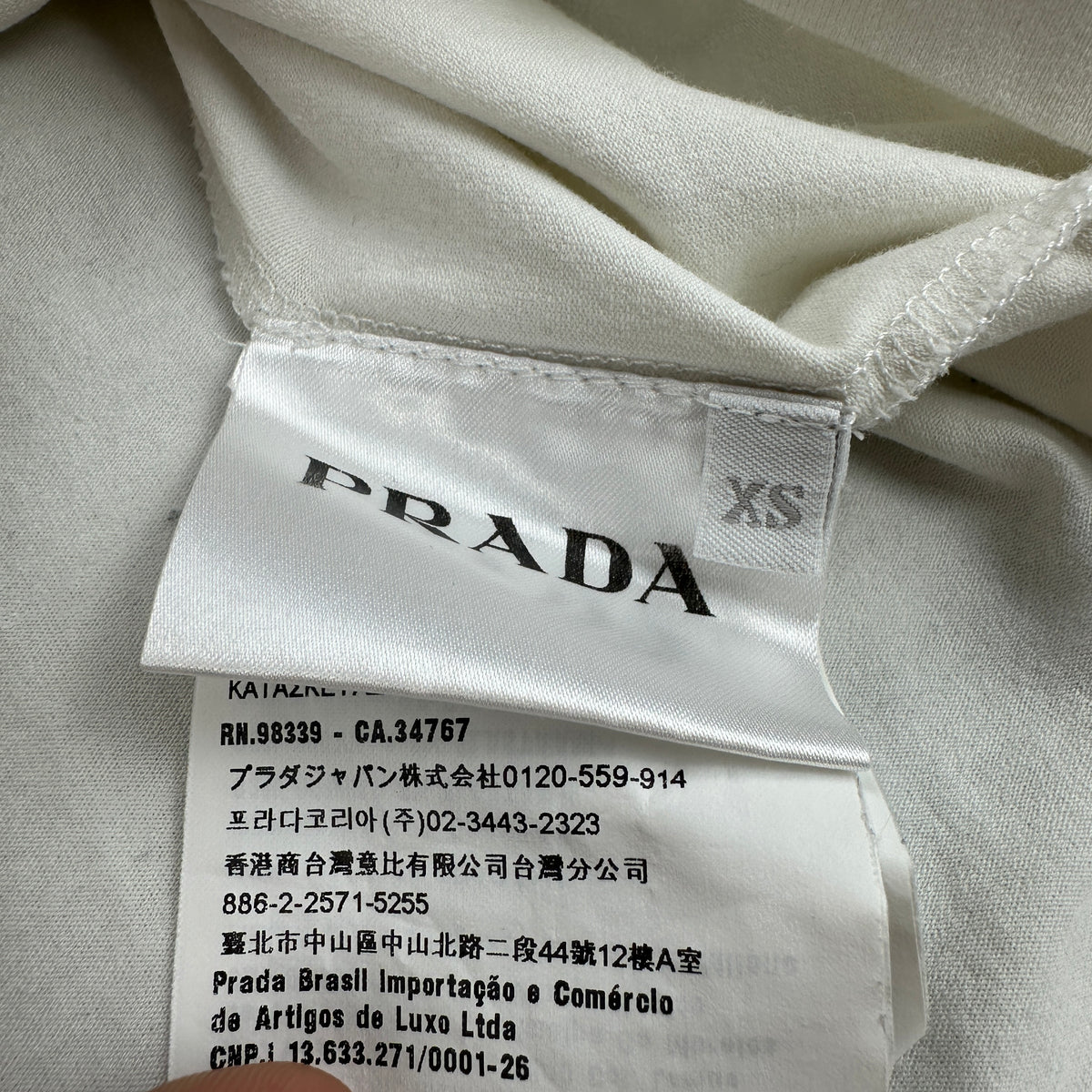 Prada Nylon Pocket Polo (Str. M)