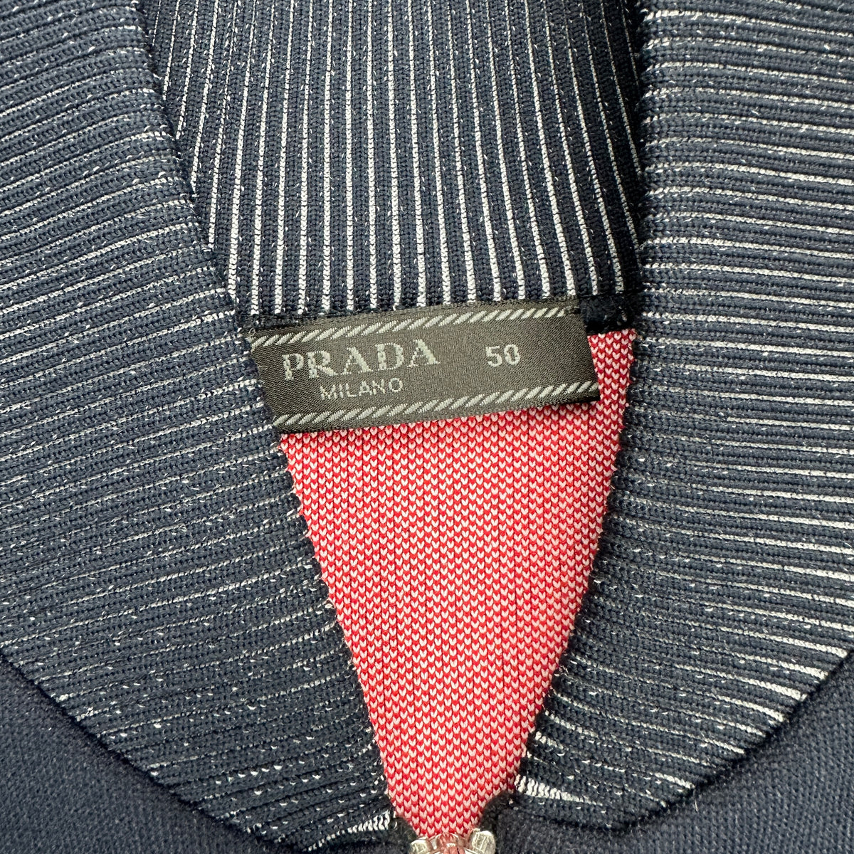 Prada Melange Knitted Zip Up (Str. M)