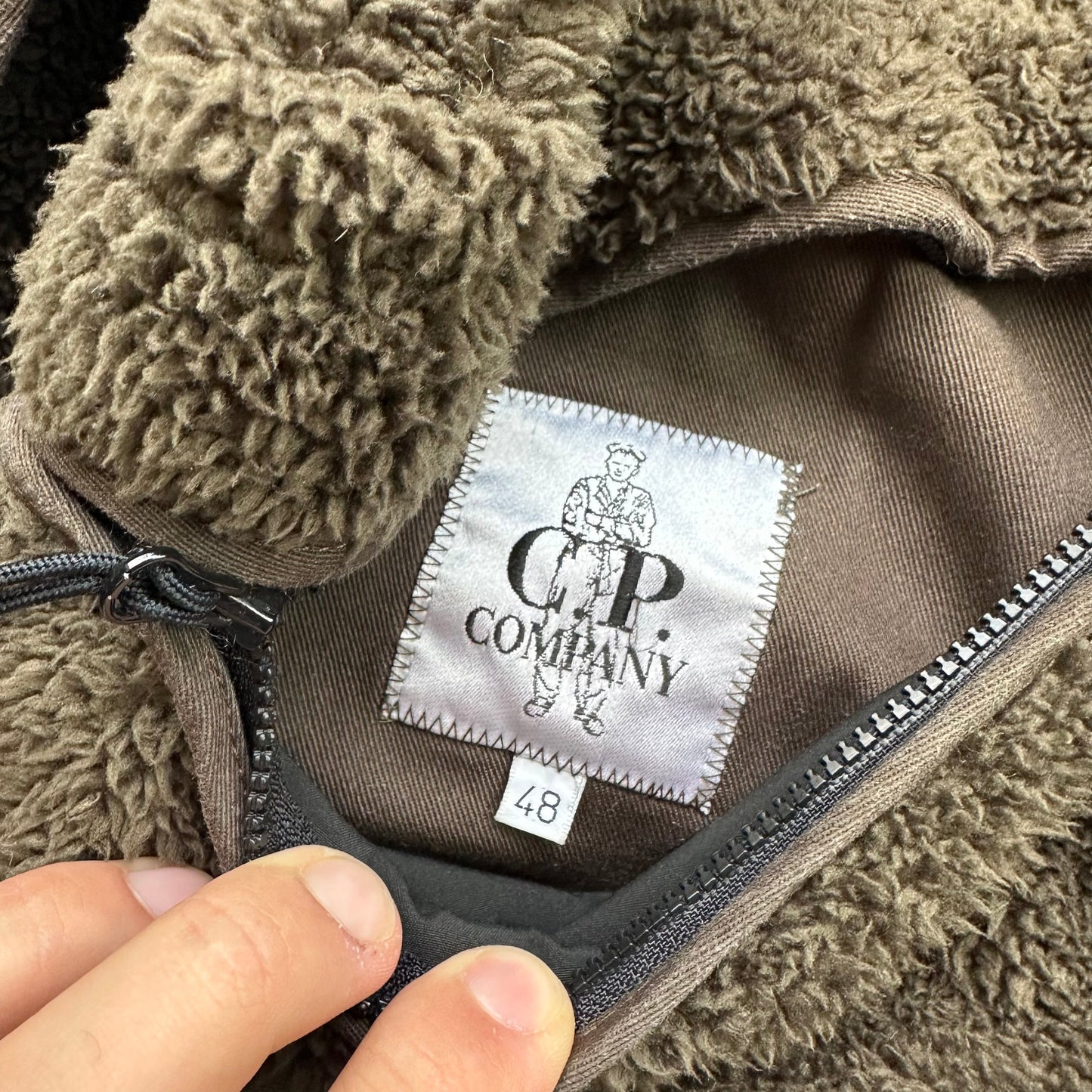 C.P. Company Reversible Fleece Jakke (Str. M)