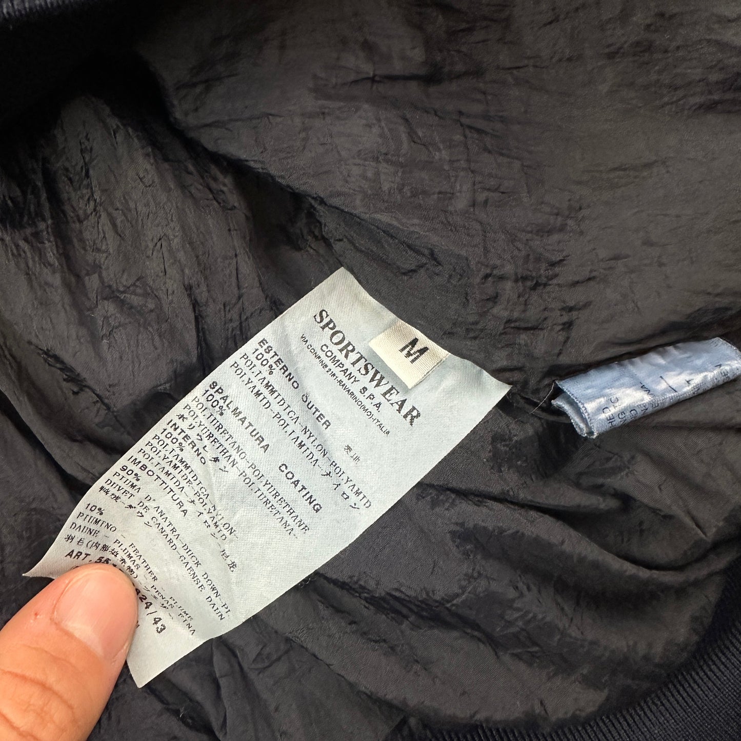 Stone Island Puffer Jakke (Str. M)