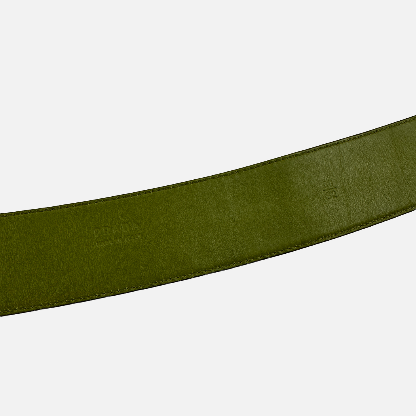 Prada 2010 Croc Bælte (Str. 28-30W)