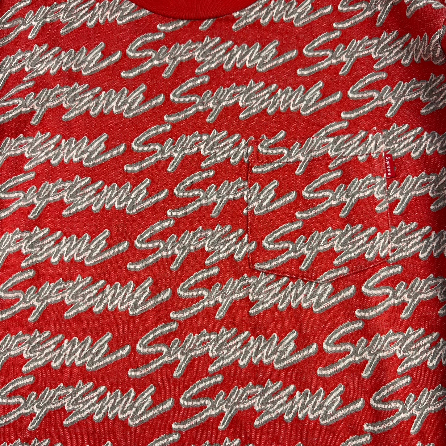 Supreme Signature Script Logo L/S (Str. L)