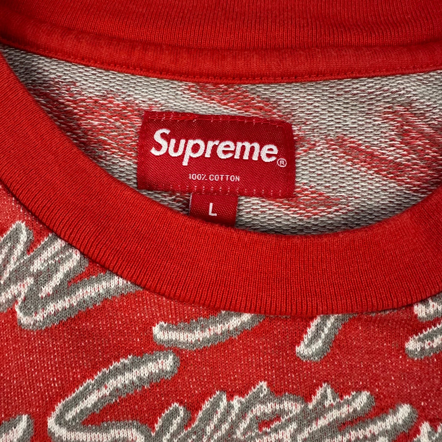 Supreme Signature Script Logo L/S (Str. L)