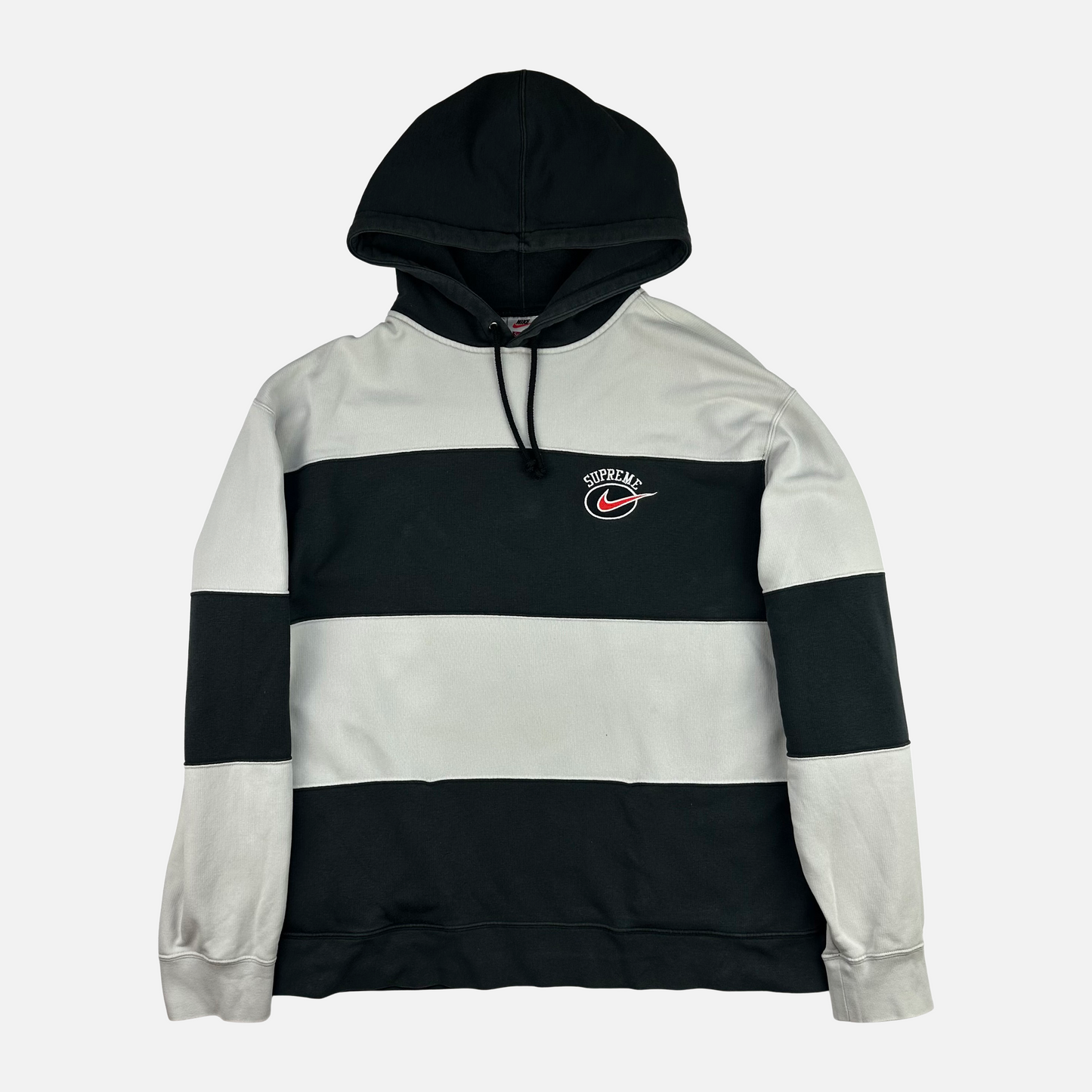 Supreme Nike Striped Hoodie (Str. L)