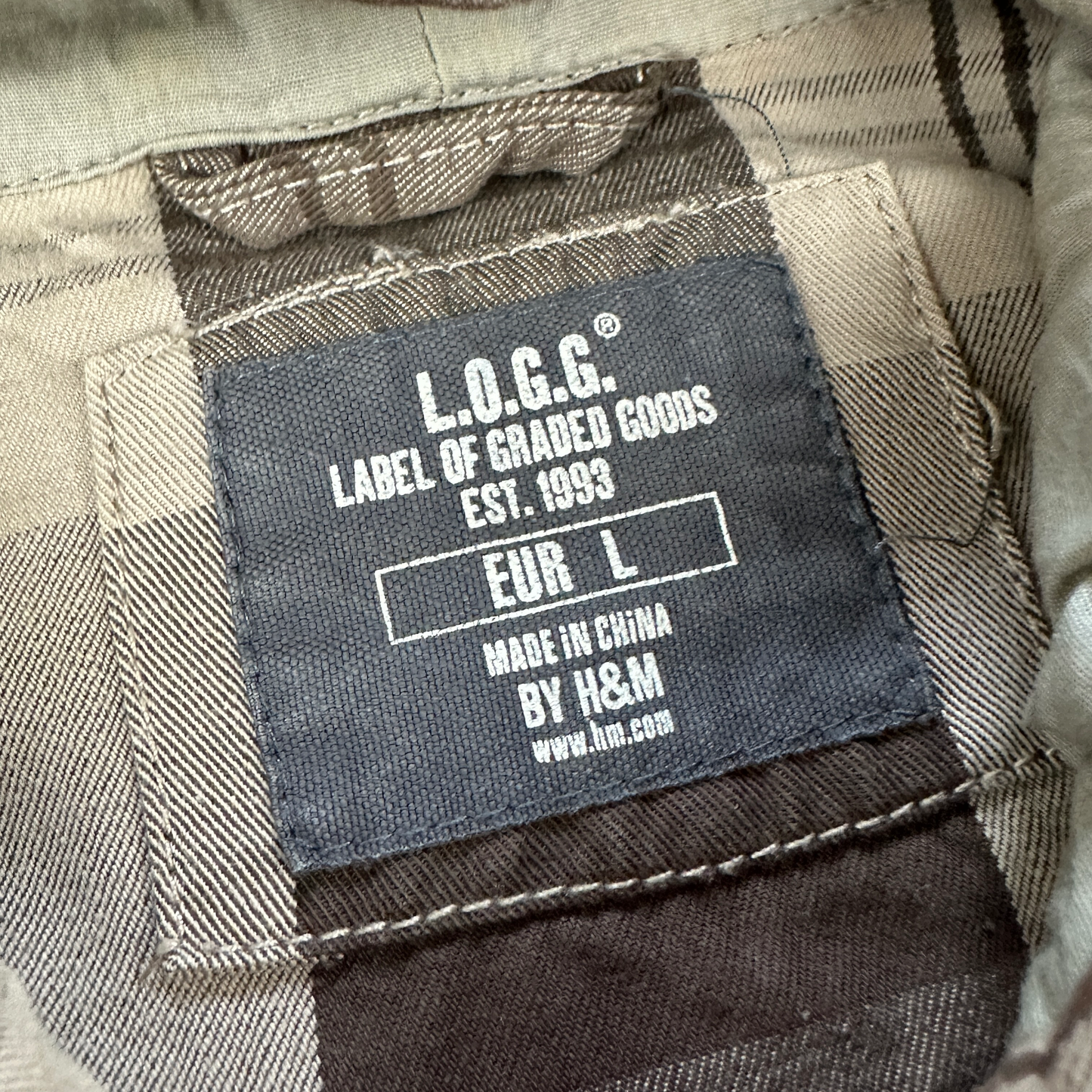 Checkered Jakke (Str. L)