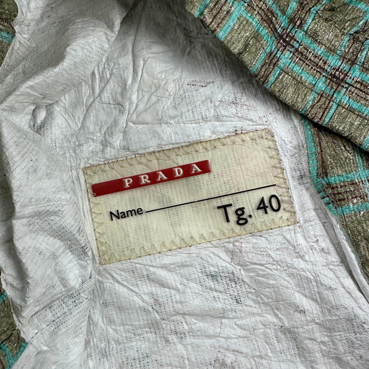 Prada Sport Plaid 2007 Jakke (Str. S)