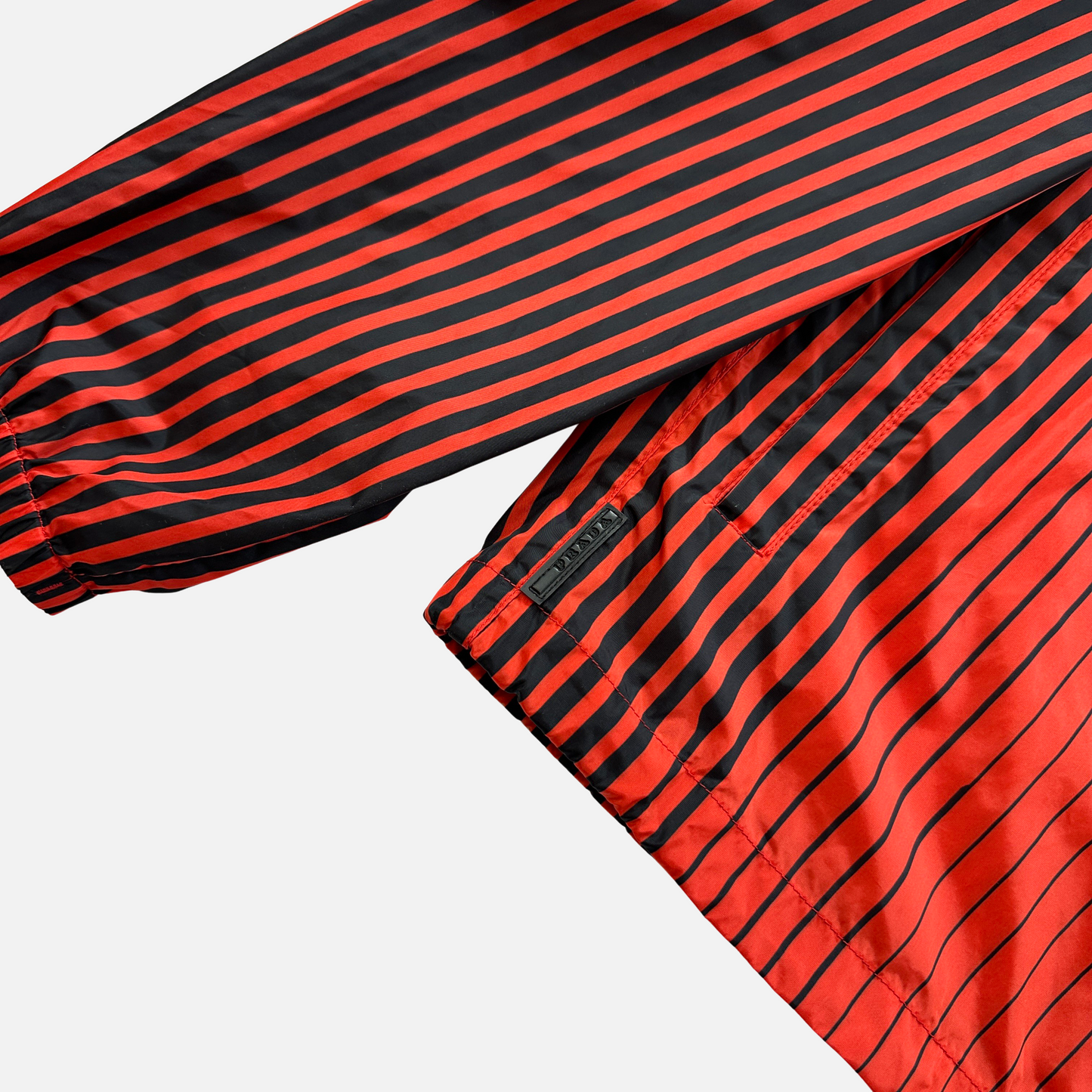 Prada Striped Windbreaker (Str. L)