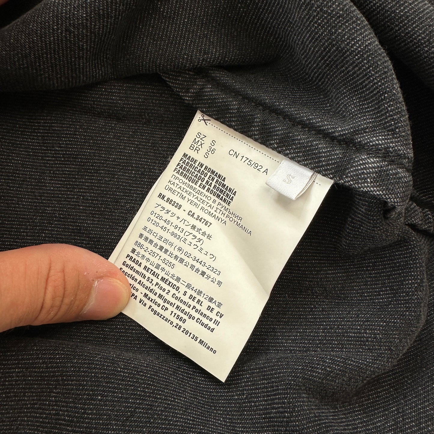 Prada Denim Skjorte (Str. L)