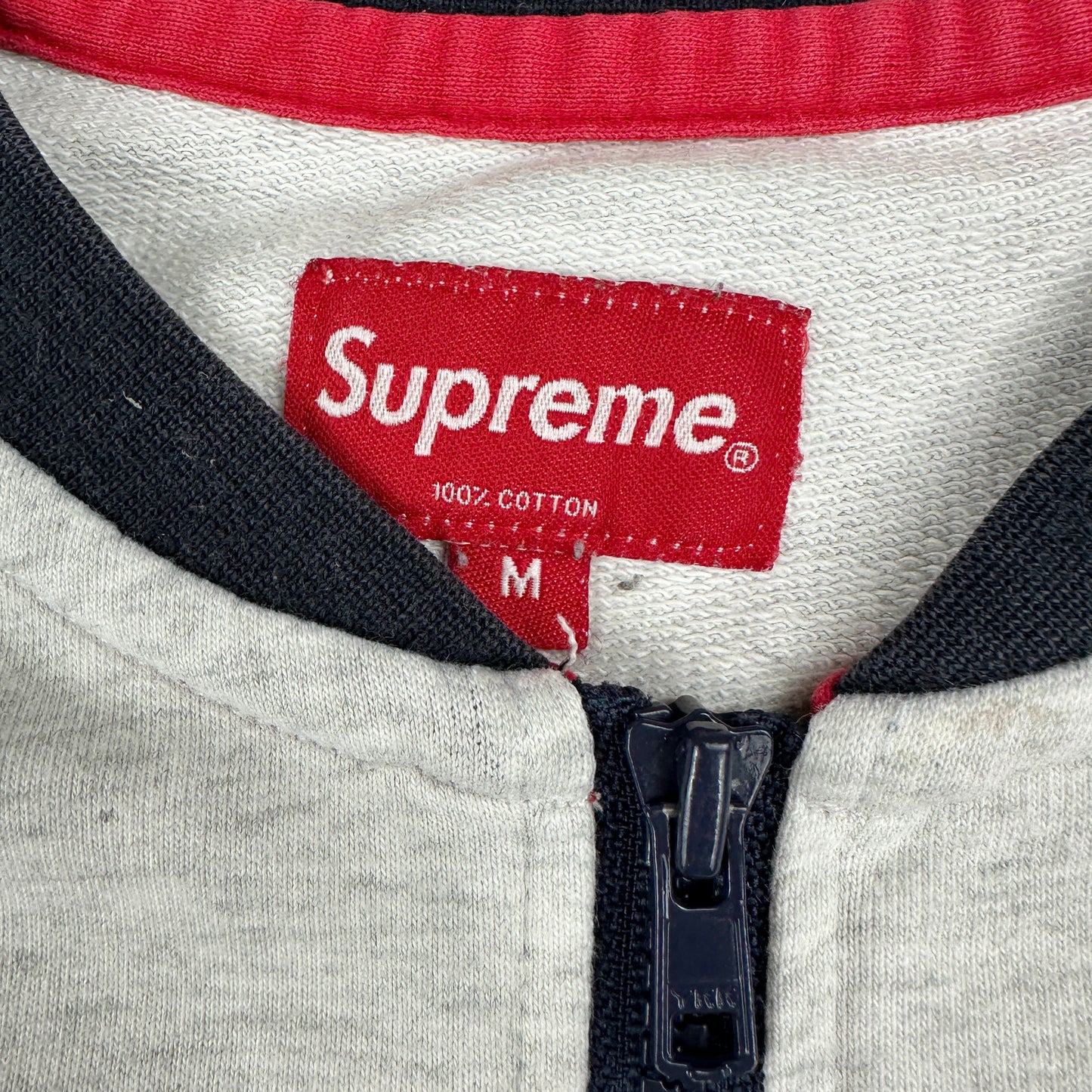 Supreme Bar Logo Half Zip L/S (Str. M)