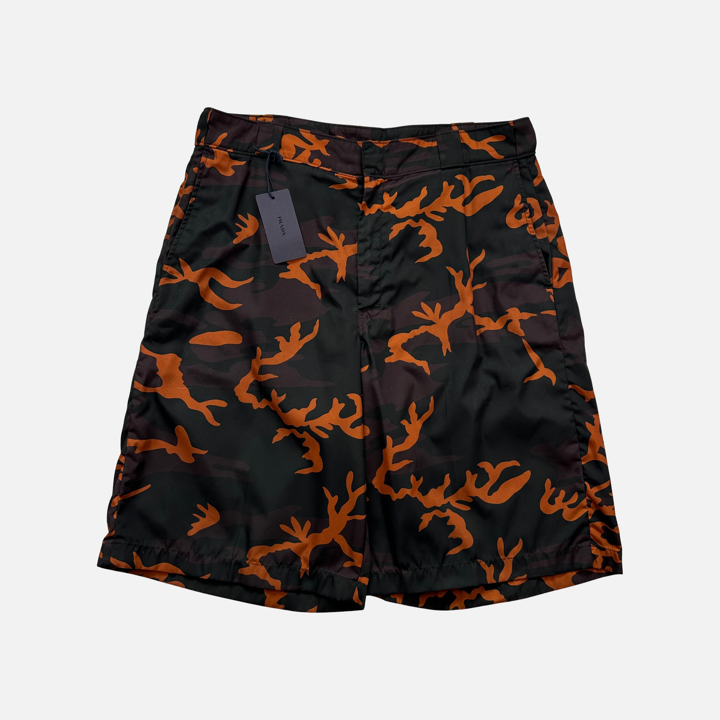 Prada Nylon Camo Shorts (Str. 32W)