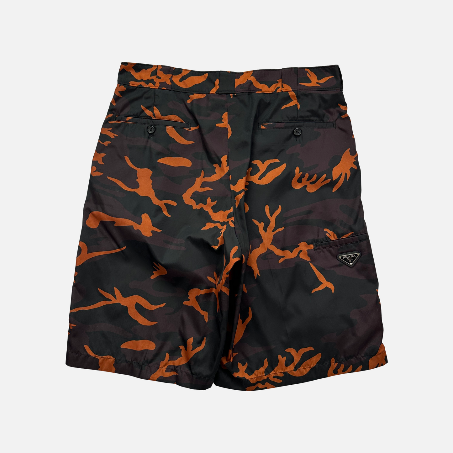 Prada Nylon Camo Shorts (Str. 32W)