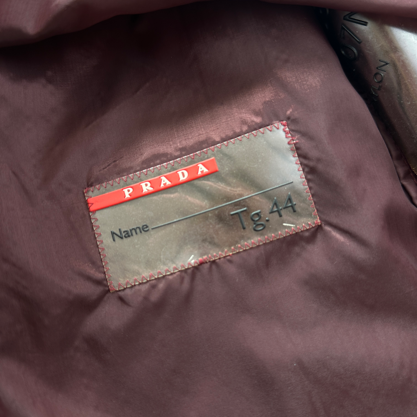 Prada Sport SS1999 Jakke (Str. S)