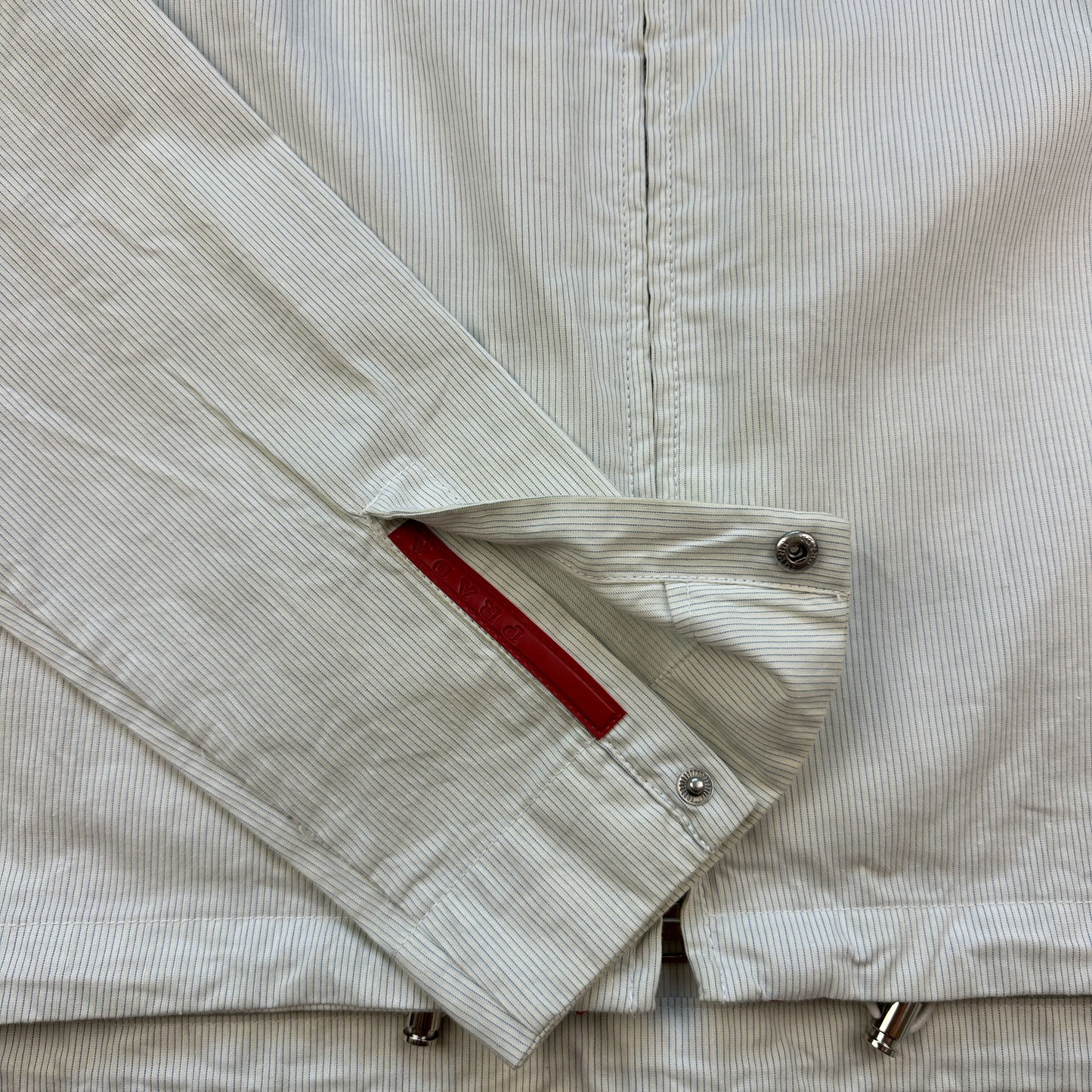 Prada Sport Stribet Jakke (Str. L)
