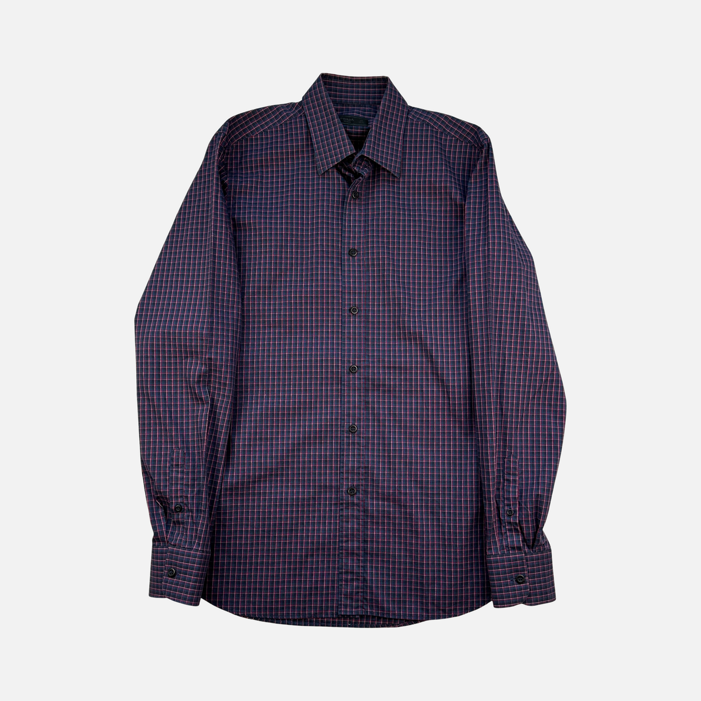 Prada Checkered Skjorte (Str. M)