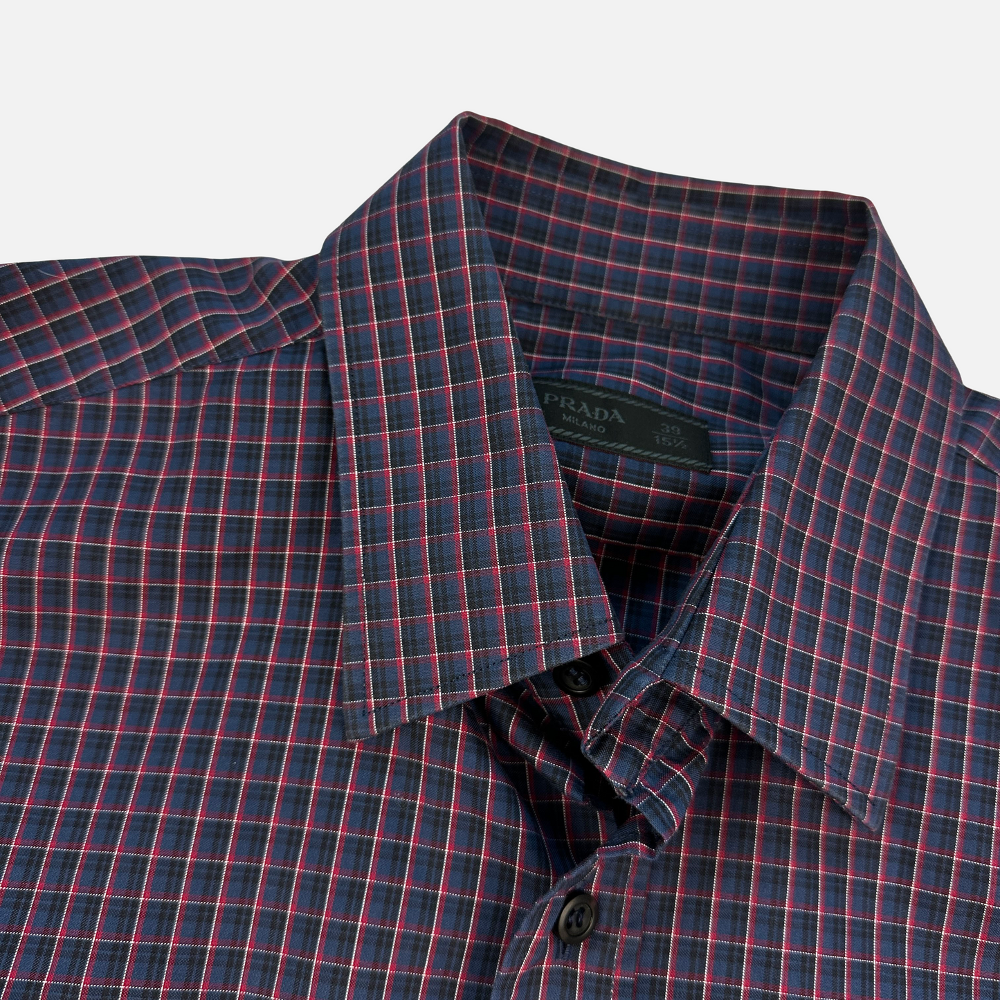 Prada Checkered Skjorte (Str. M)