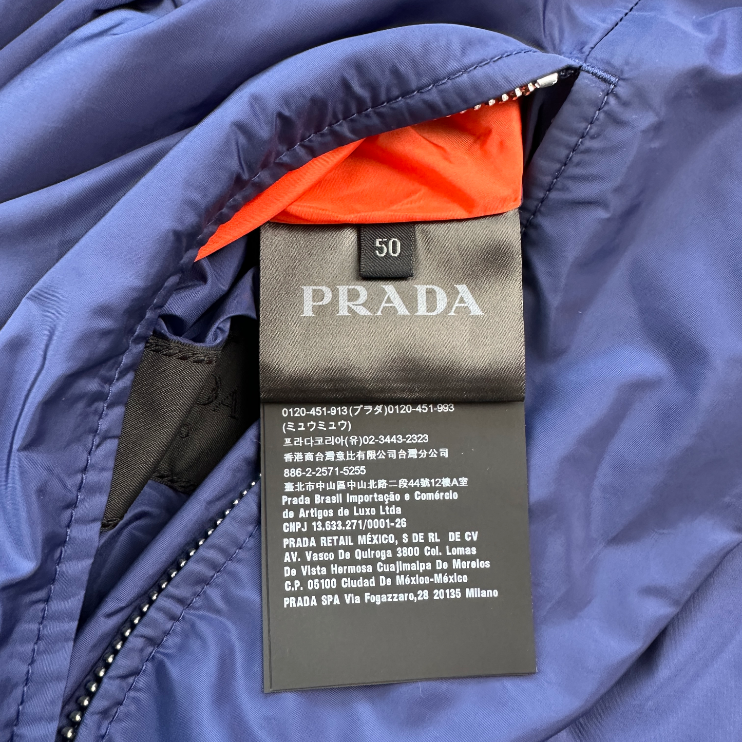 Prada Nylon Reversible Windbreaker (Str. L)