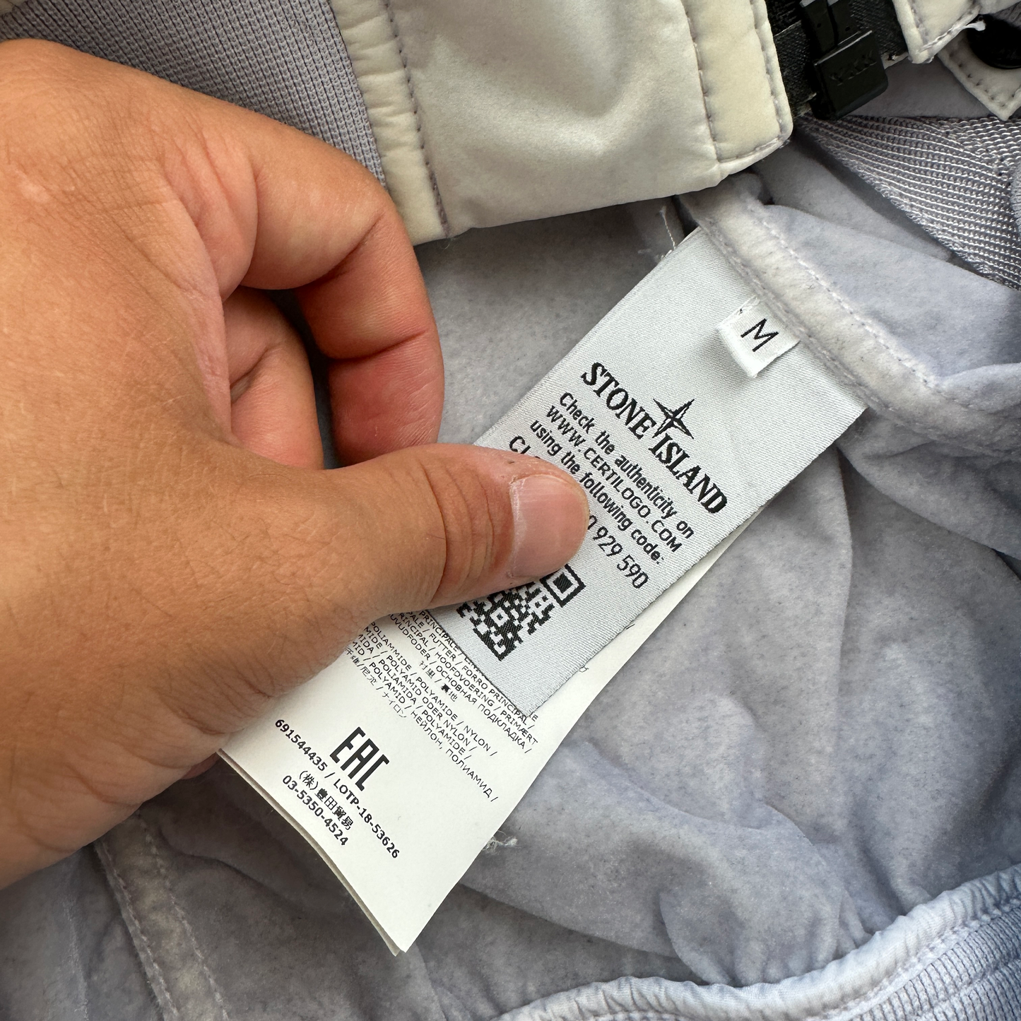 Stone Island Lamy Flock Jakke (Str. M)