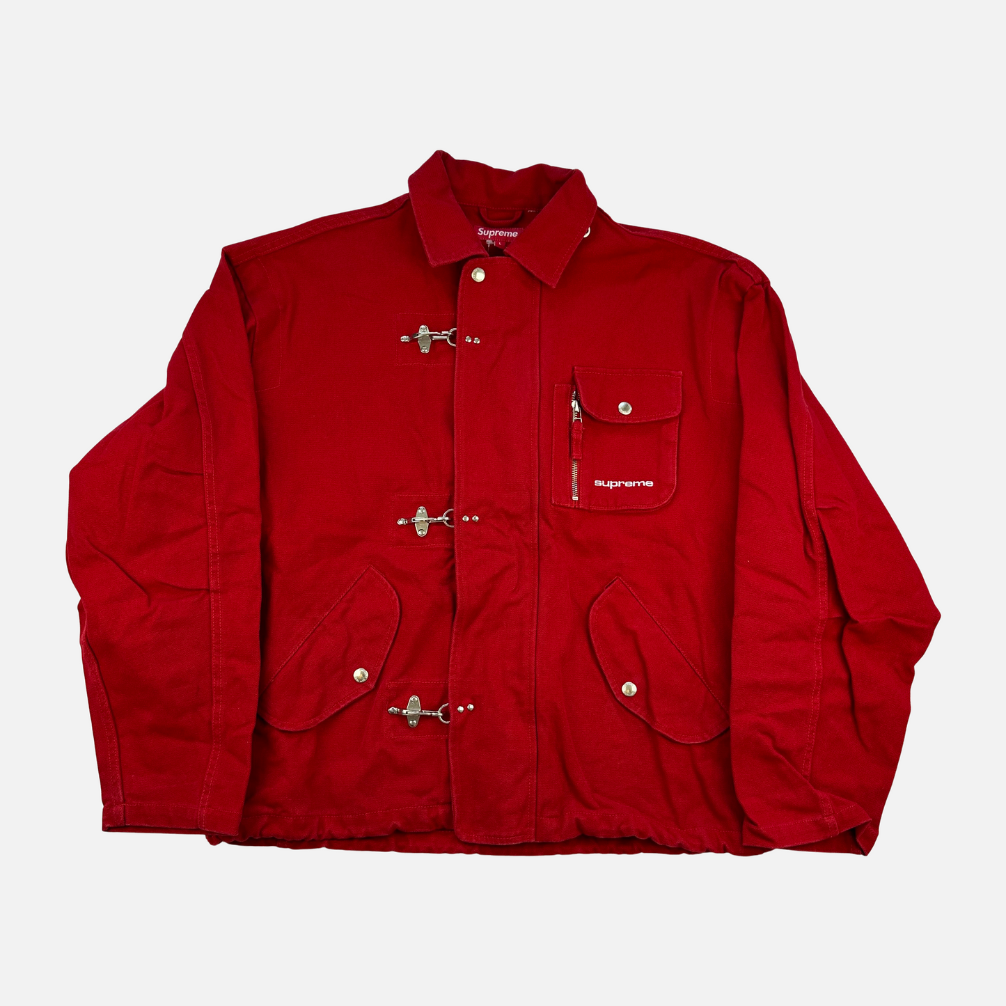 Supreme Canvas Clip Jakke (Str. L)