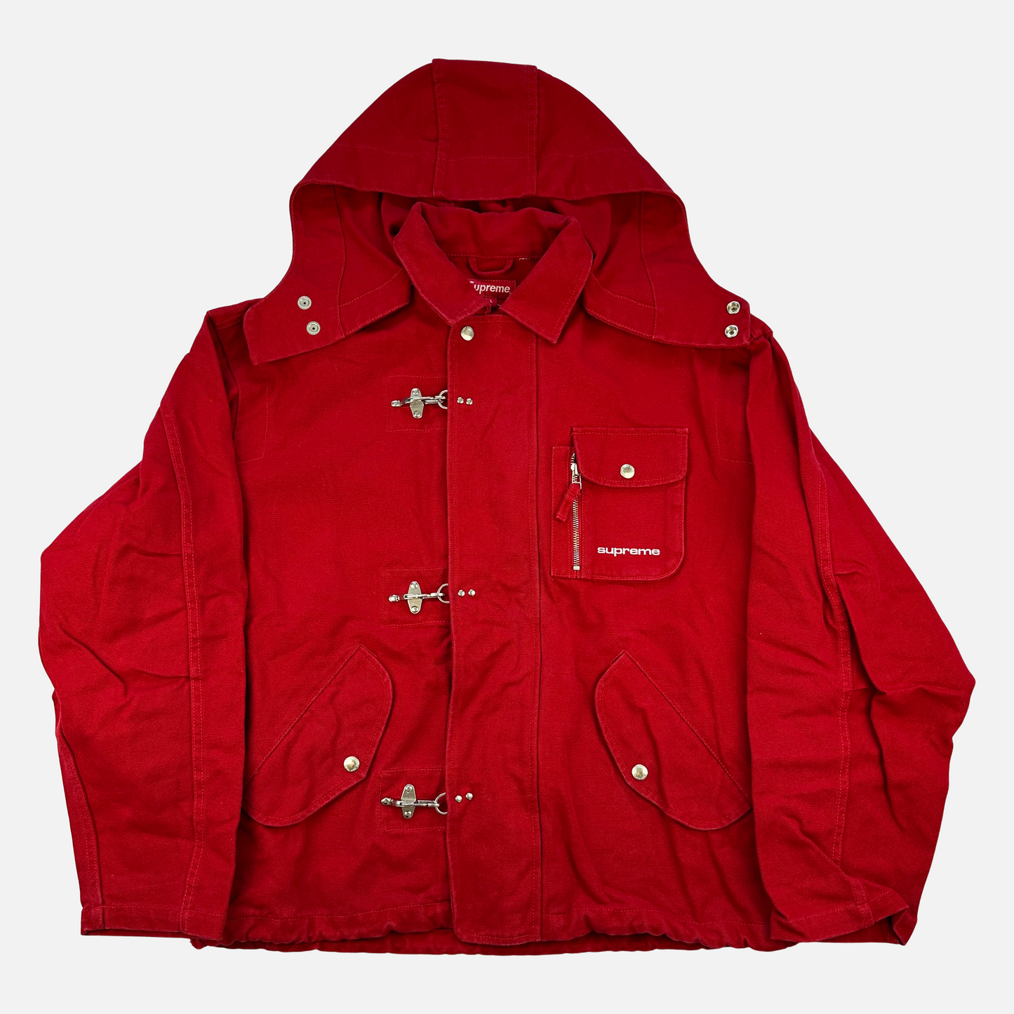 Supreme Canvas Clip Jakke (Str. L)