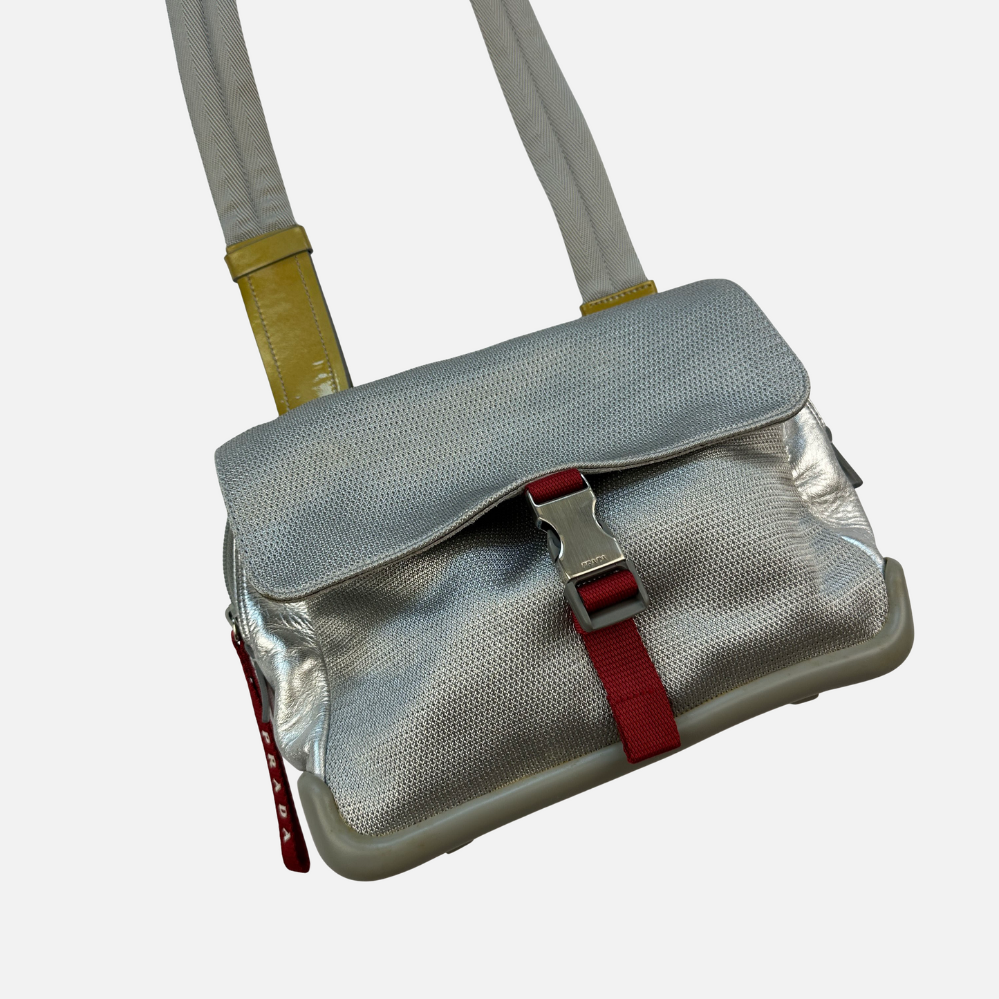 Prada 00's Mesh Crossbody Taske (Str. OS)