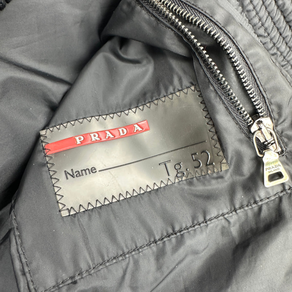 Prada Sport Puffer Jakke (Str. M)