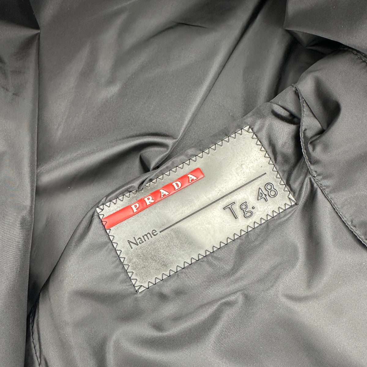 Prada Striped Nylon Windbreaker (Str. M)