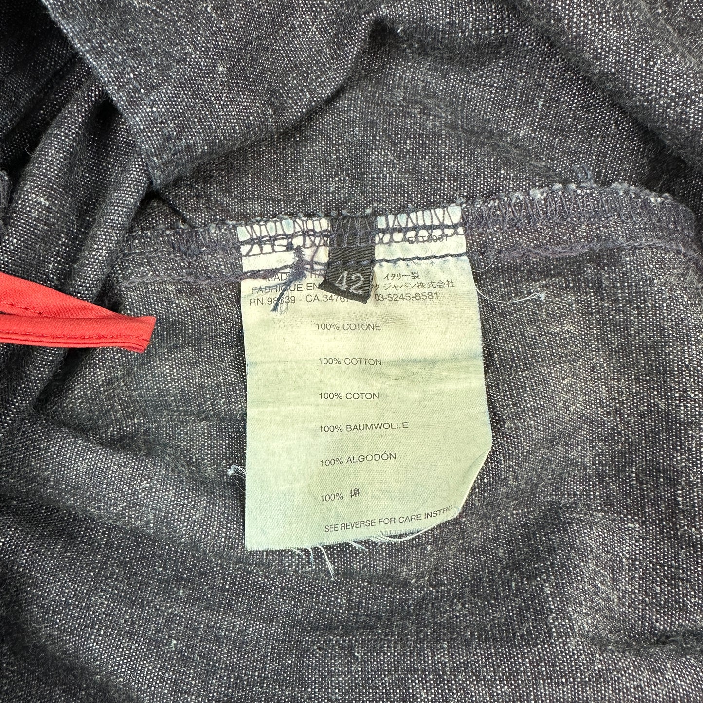 Prada Denim Nederdel (Str. S)