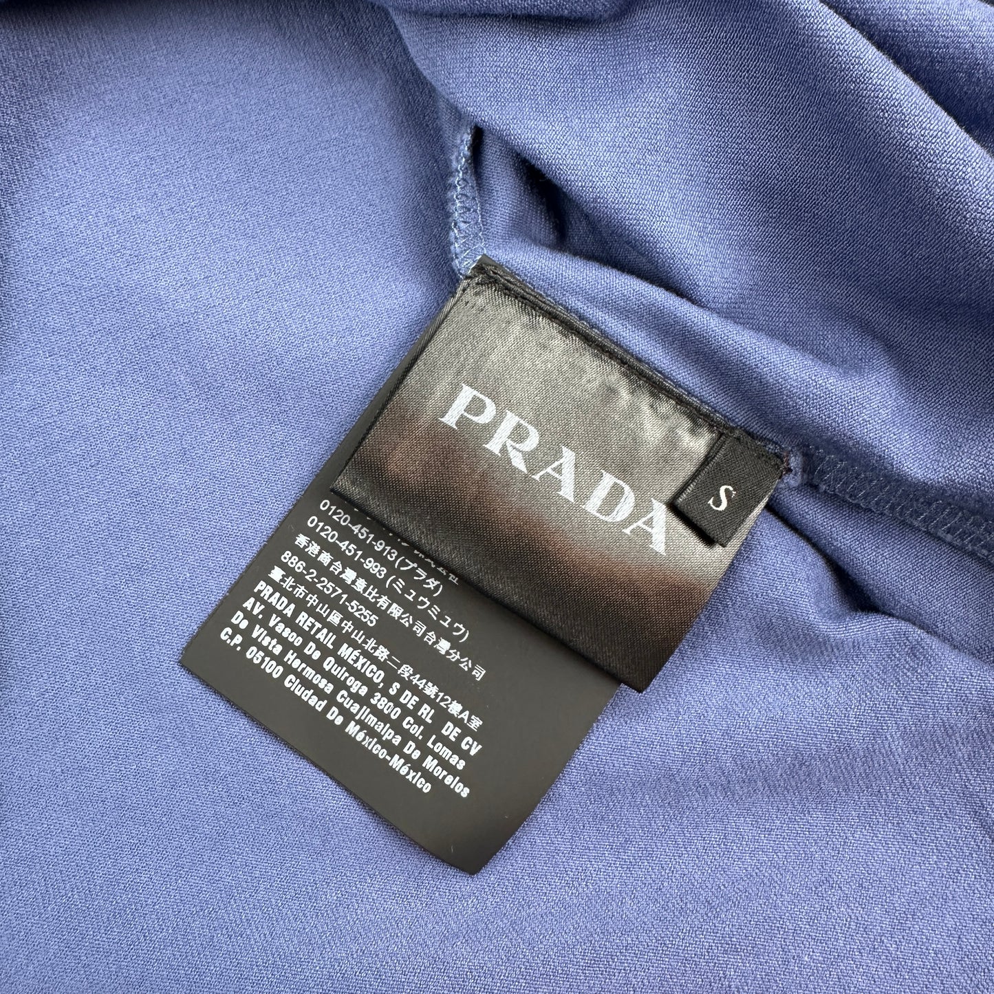 Prada Nylon Pocket Polo (Str. S)