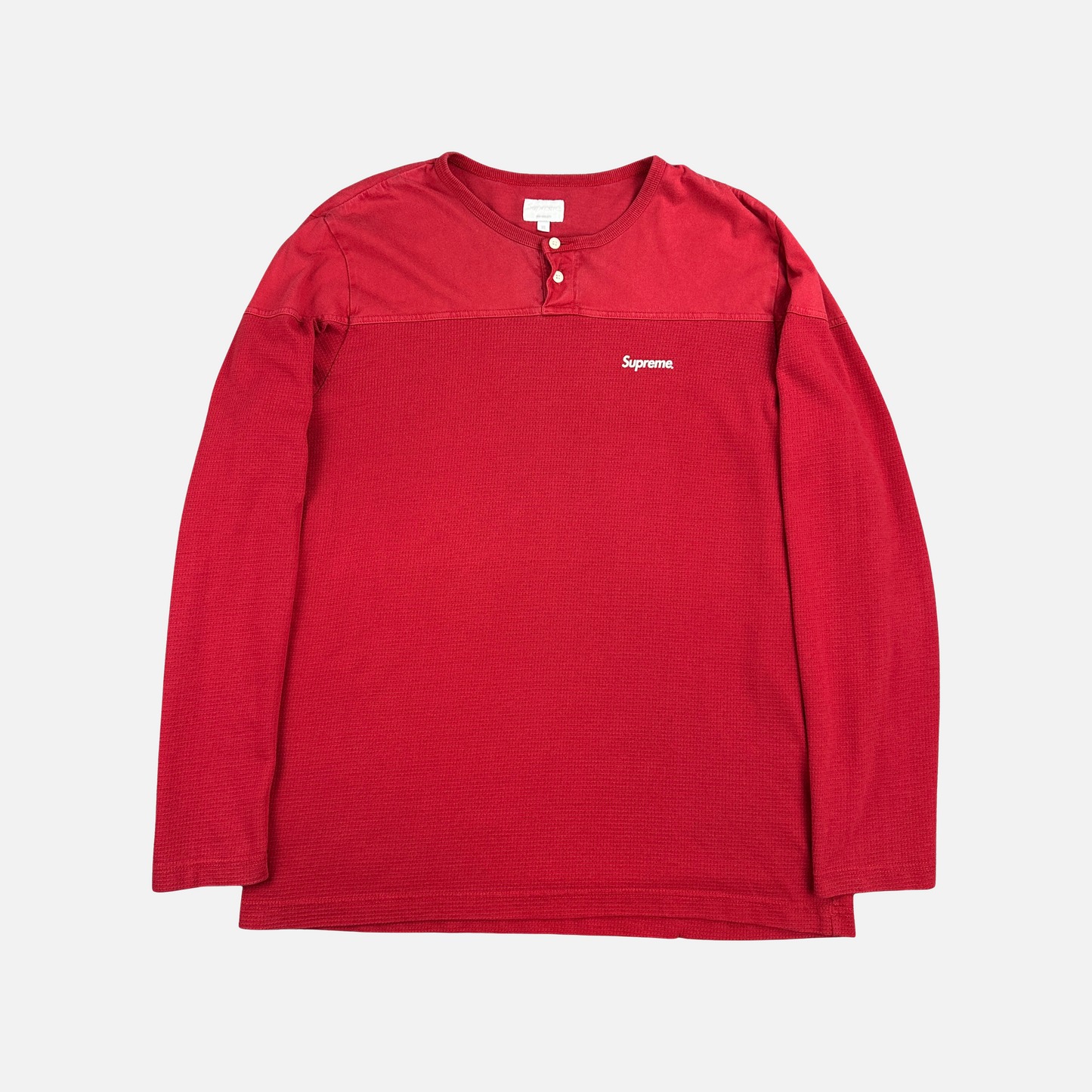 Supreme Split Mesh Henley L/S (Str. XL)
