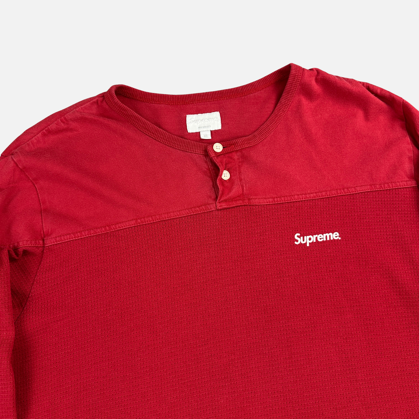 Supreme Split Mesh Henley L/S (Str. XL)