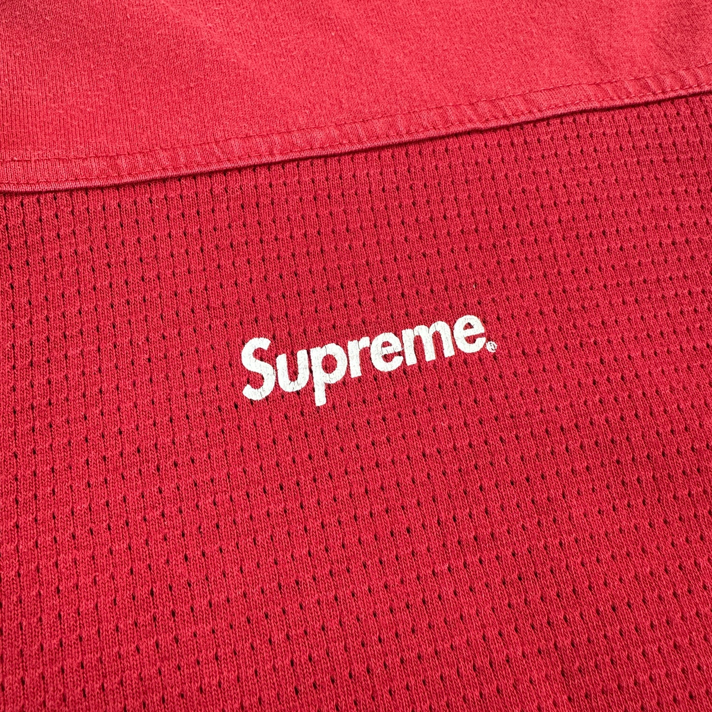 Supreme Split Mesh Henley L/S (Str. XL)