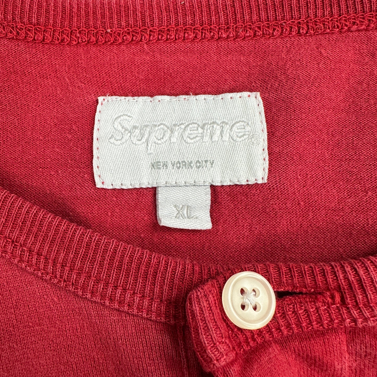 Supreme Split Mesh Henley L/S (Str. XL)