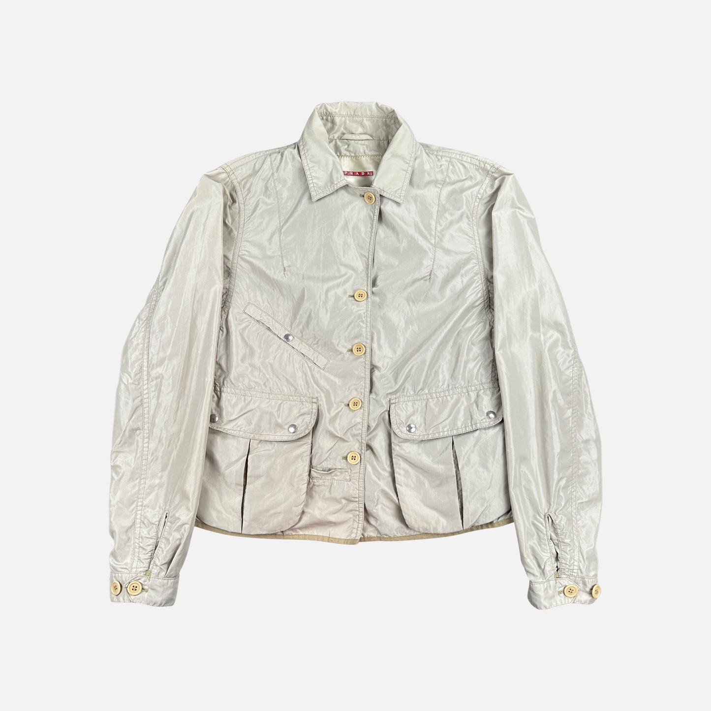 Prada Nylon Jakke (Str. S)