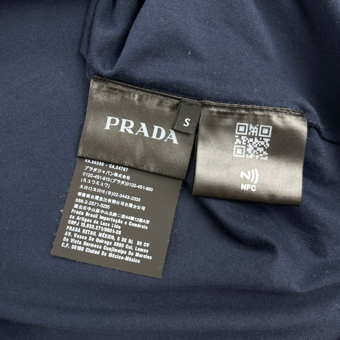 Prada Nylon Pocket Polo (Str. M)