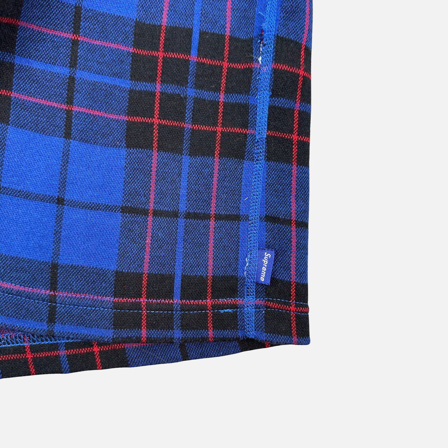 Supreme Plaid Henley L/S (Str. XL)
