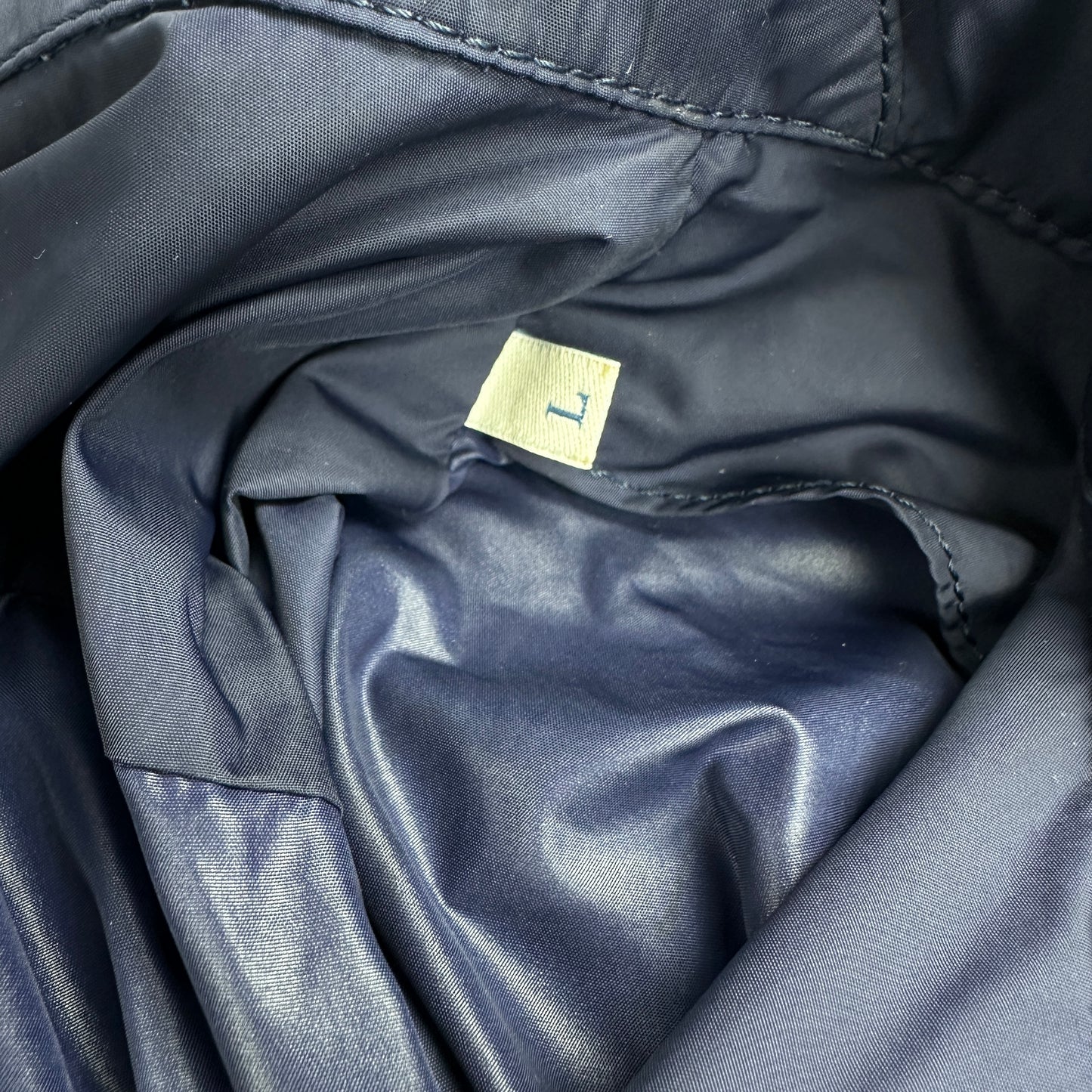 Moncler Kortærmet Nylon Skjorte (Str. L)
