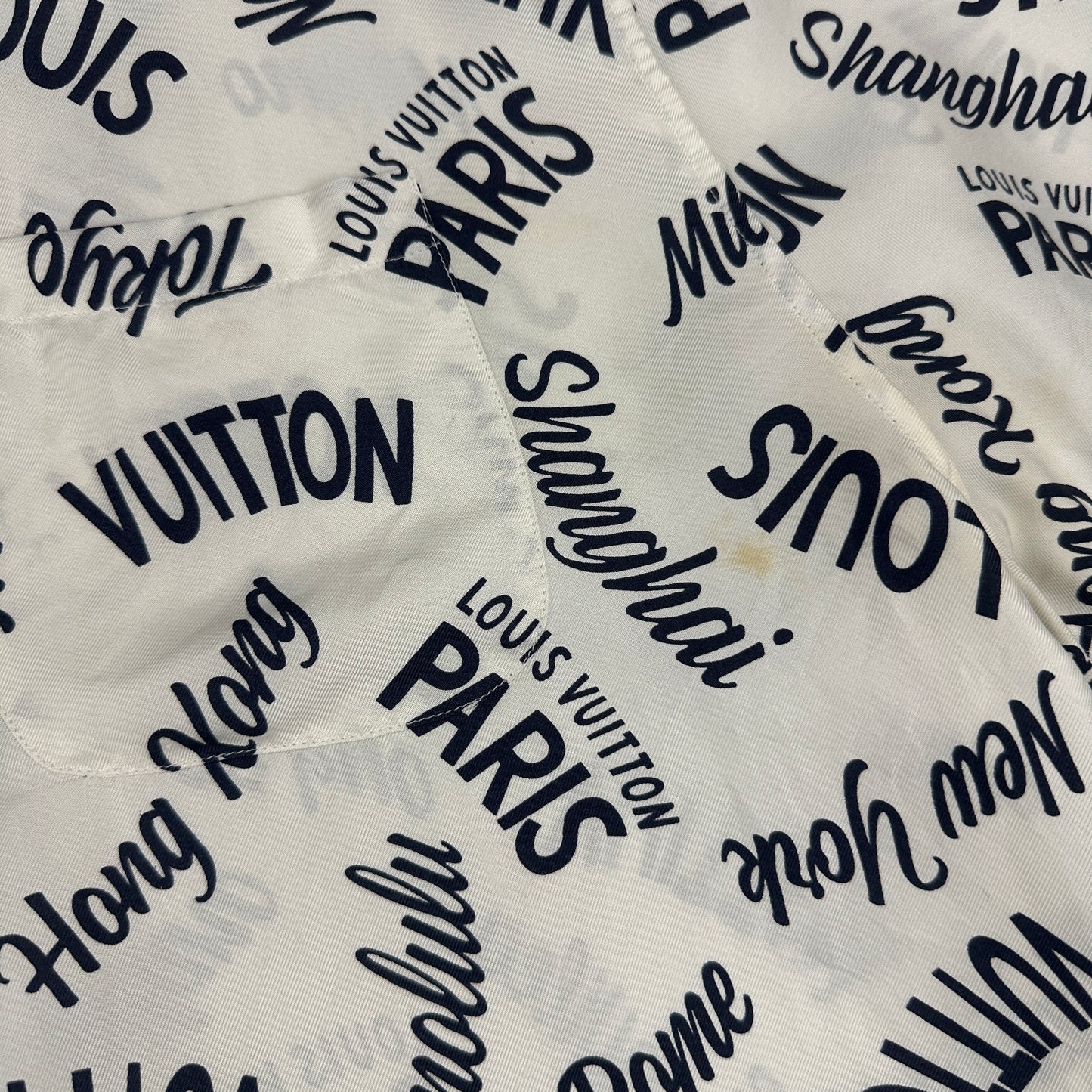 Louis Vuitton Cities Hawaiian Skjorte (Str. M)