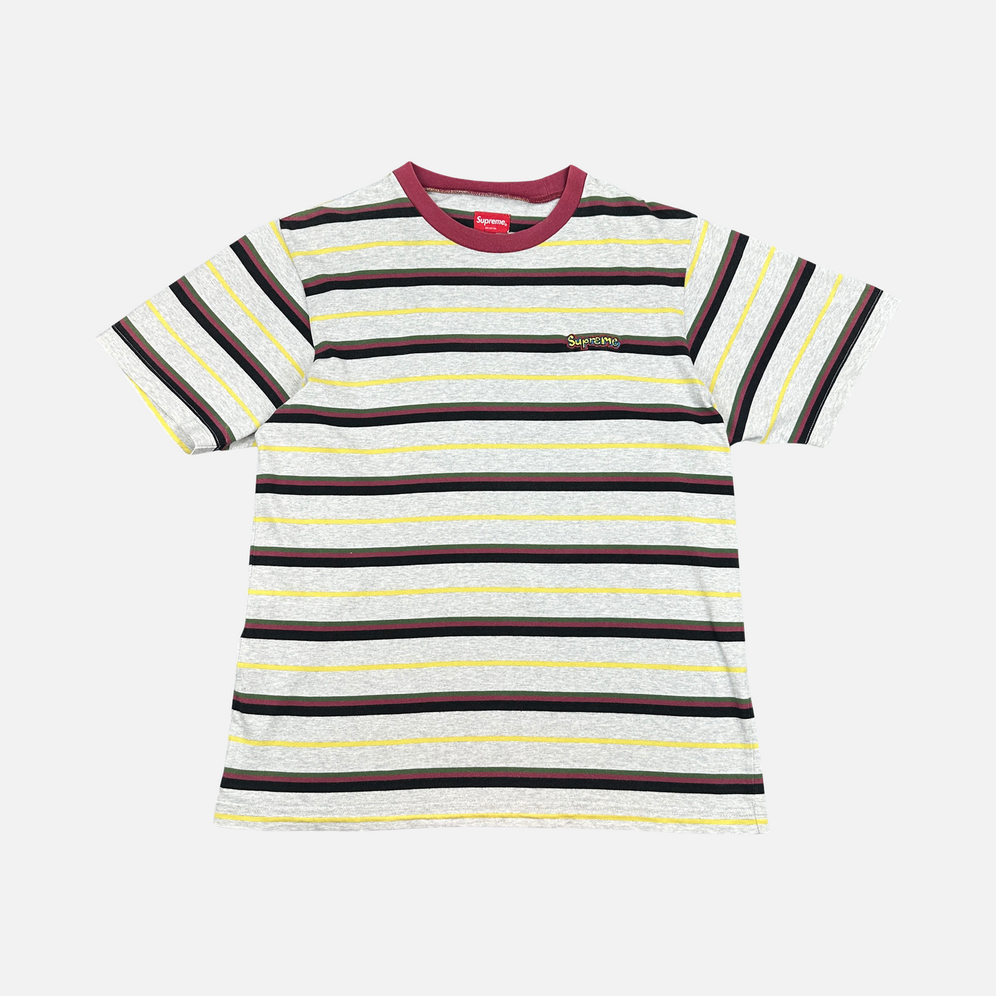 Supreme Heather Stripe T-shirt (Str. M)