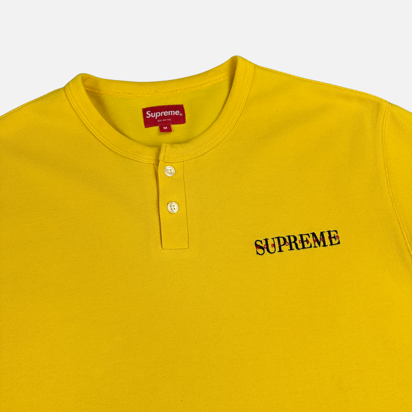 Supreme Pique Henley T-shirt (Str. M)