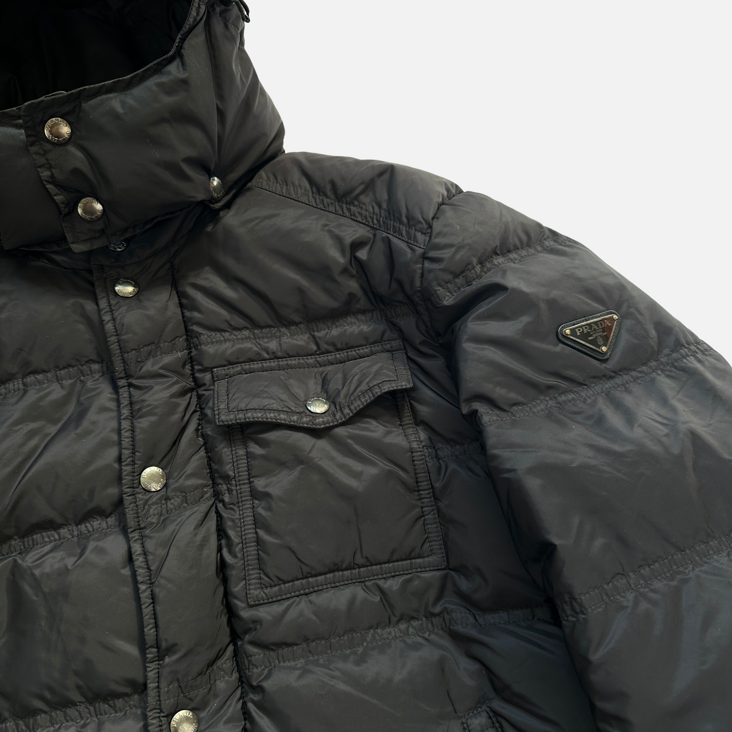 Prada Puffer Jakke (Str. M)