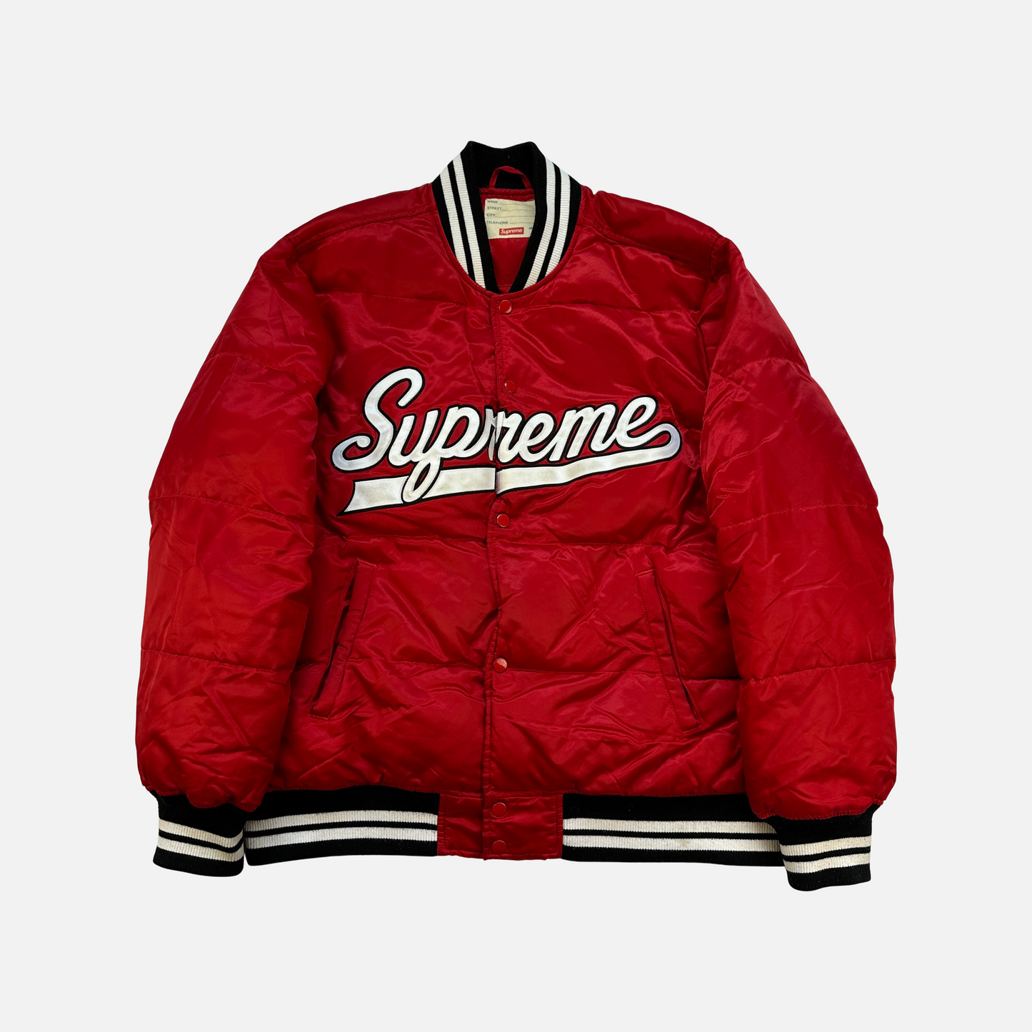 Supreme College Puffer Jakke (Str. L)