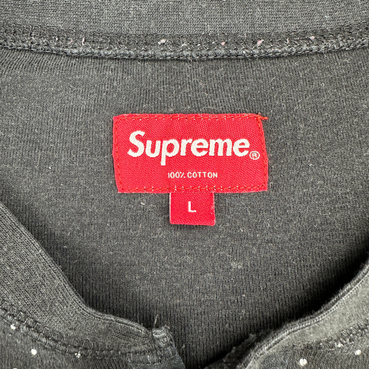 Supreme Polka Dot Henley (Str. L)