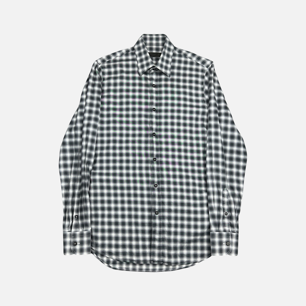 Prada Checkered Skjorte (Str. S)