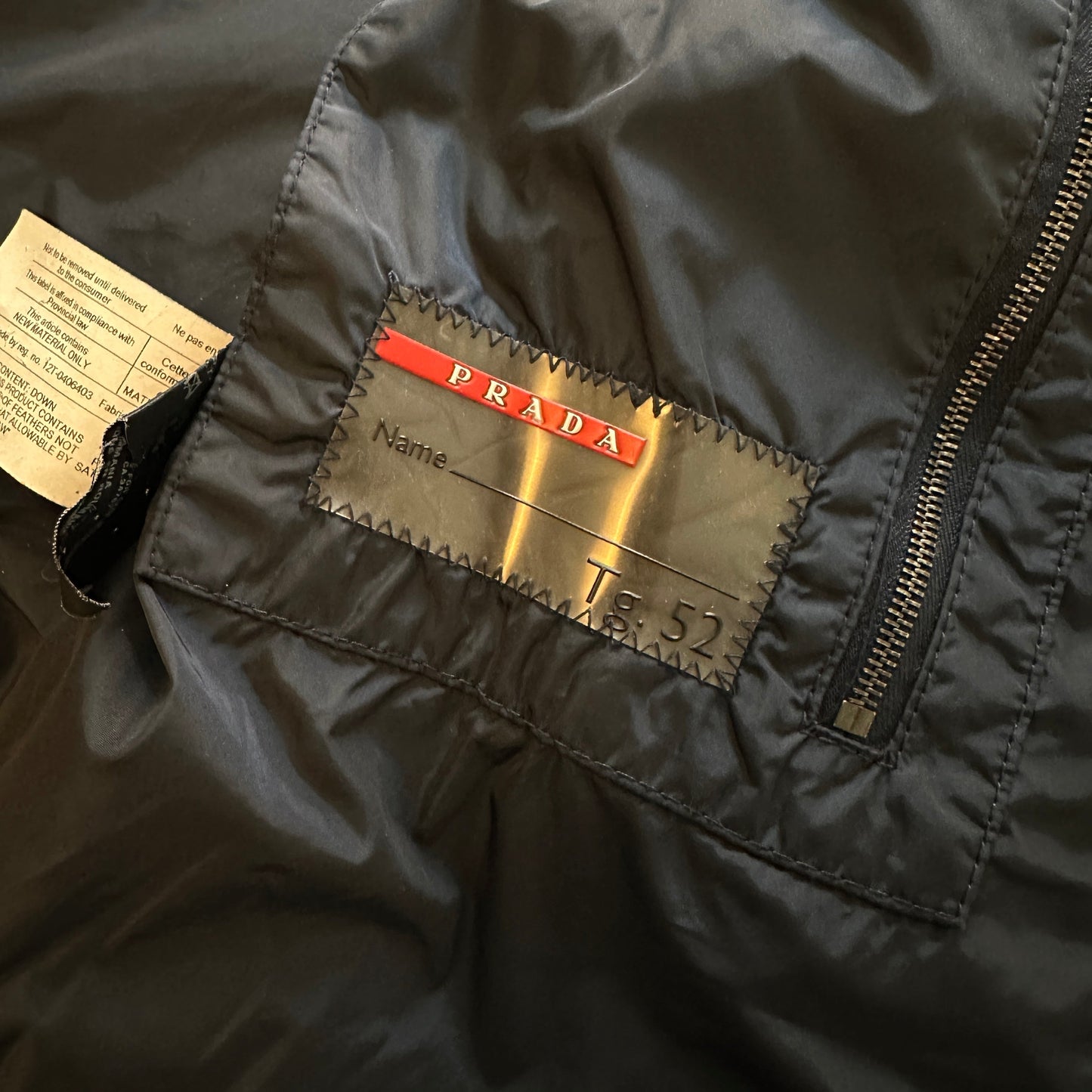 Prada Puffer Jakke (Str. M)