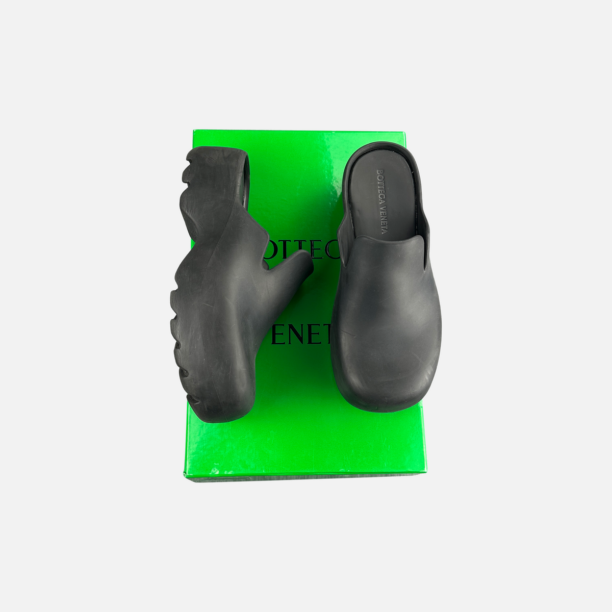 Bottega Veneta Rubber Sandals Clogs (Str. 43)