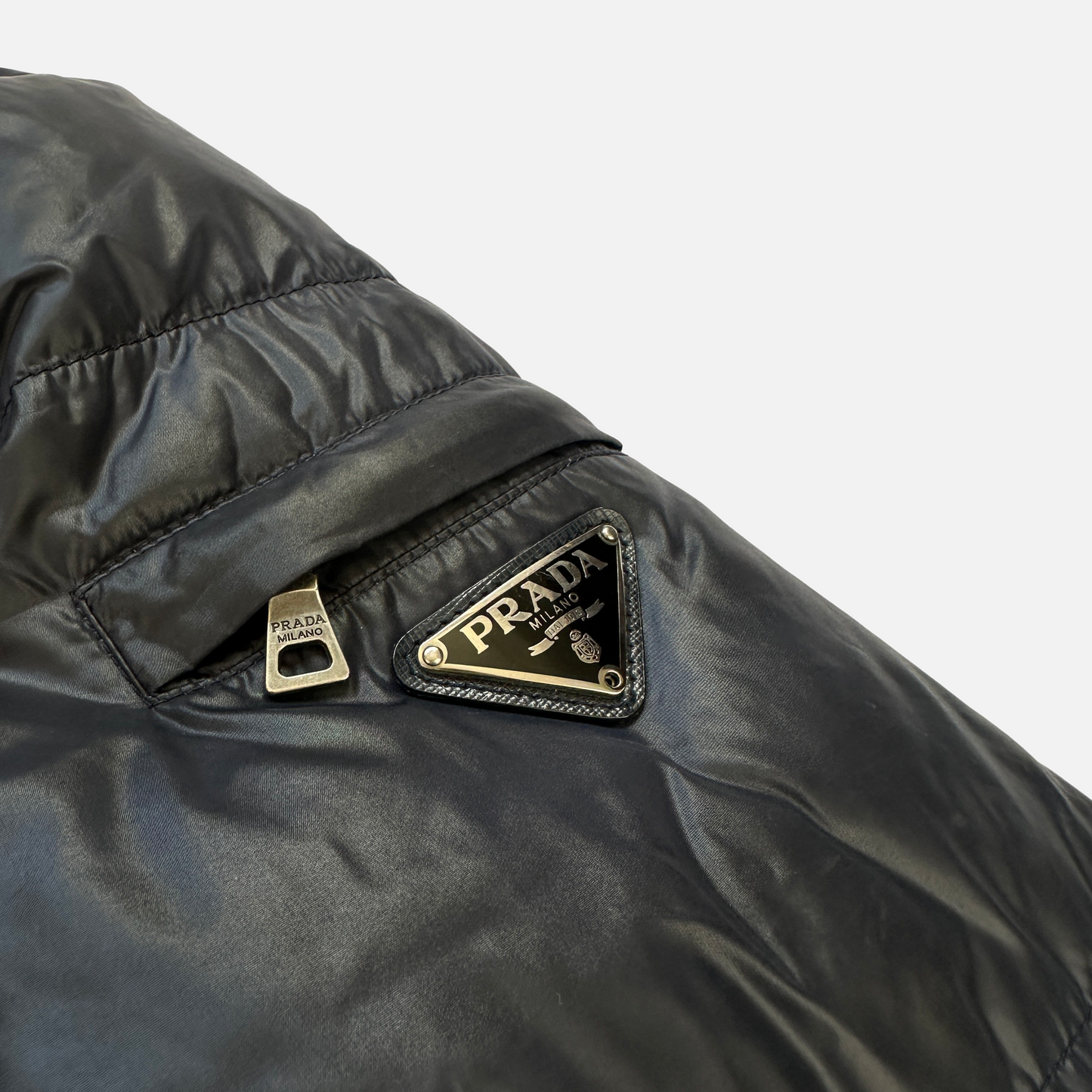 Prada Puffer Jakke (Str. M)