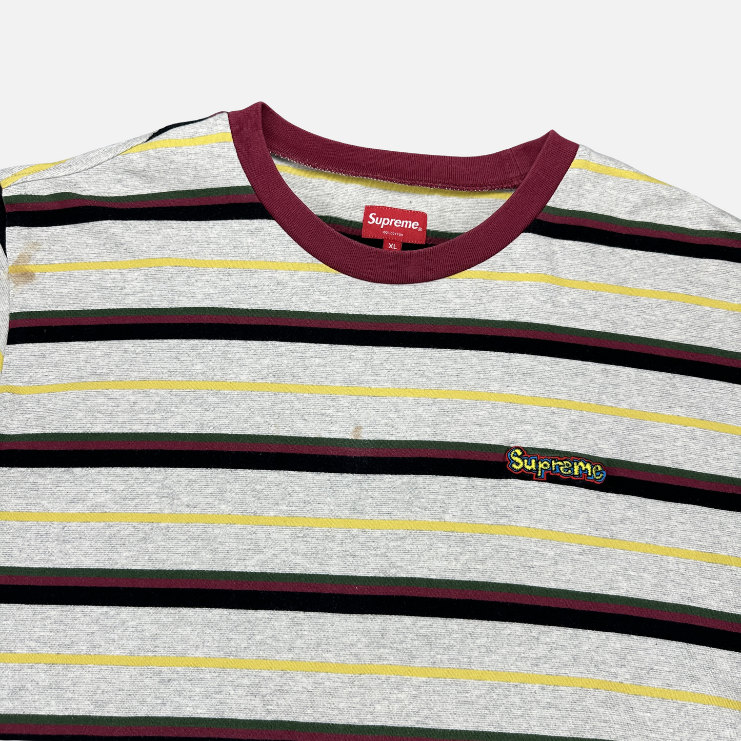 Supreme Heather Stripe T-shirt (Str. XL)
