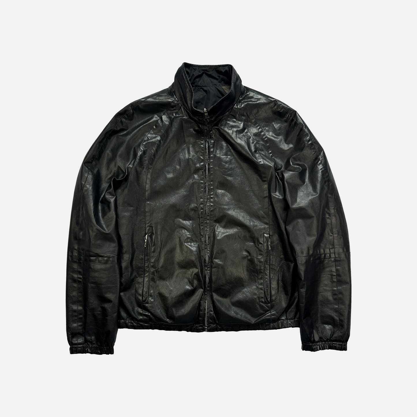 Prada Reversible Læder Jakke (Str. L)